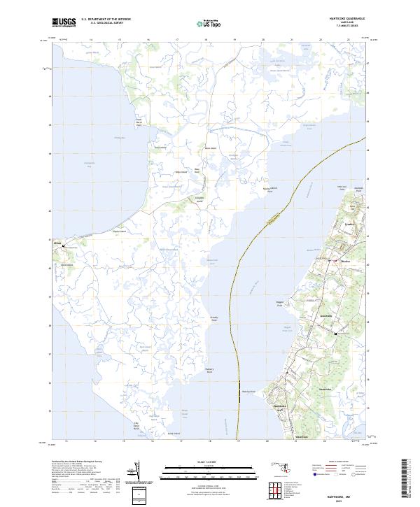 US Topo 7.5-minute map for Nanticoke MD