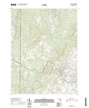 US Topo 7.5-minute map for Oakland MDWV