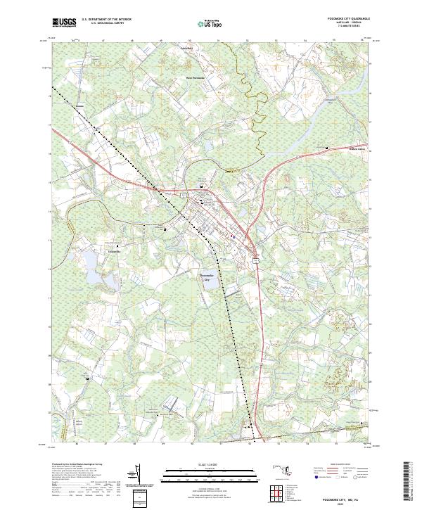 US Topo 7.5-minute map for Pocomoke City MDVA