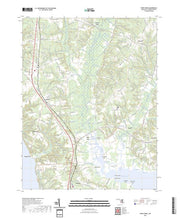 US Topo 7.5-minute map for Popes Creek MD