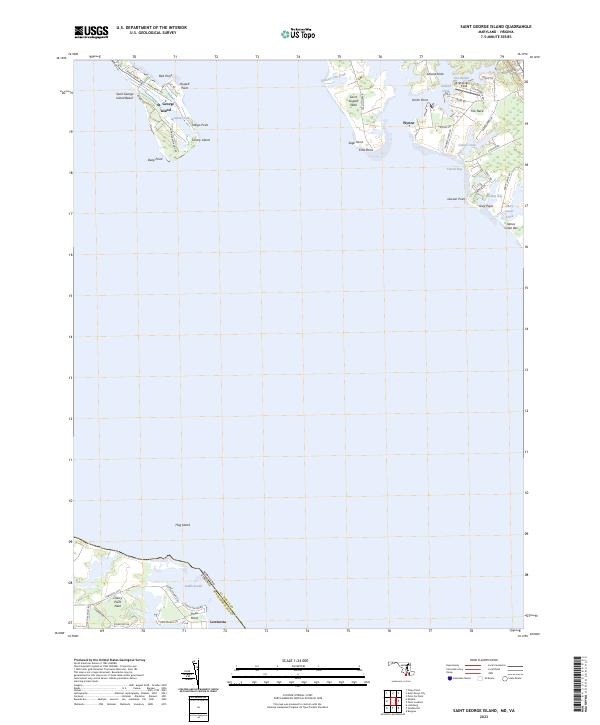 US Topo 7.5-minute map for Saint George Island MDVA