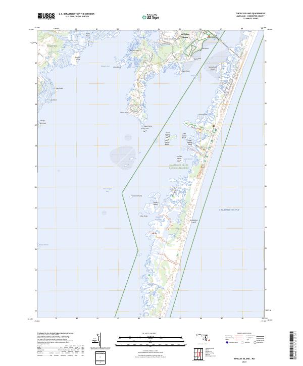 US Topo 7.5-minute map for Tingles Island MD