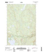 US Topo 7.5-minute map for Bald Mountain Pond ME