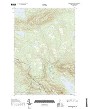 US Topo 7.5-minute map for Barren Mountain West ME