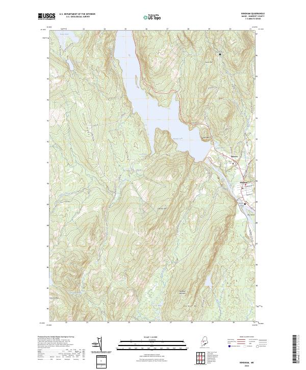 US Topo 7.5-minute map for Bingham ME