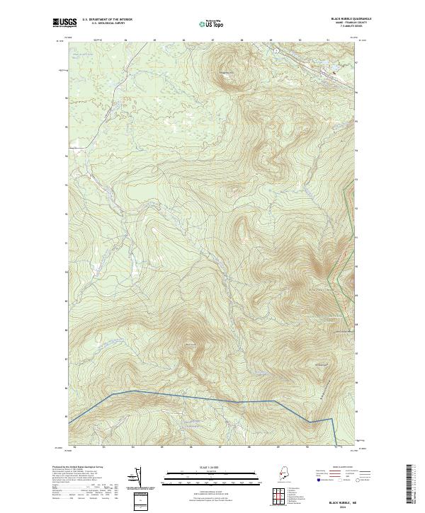 US Topo 7.5-minute map for Black Nubble ME