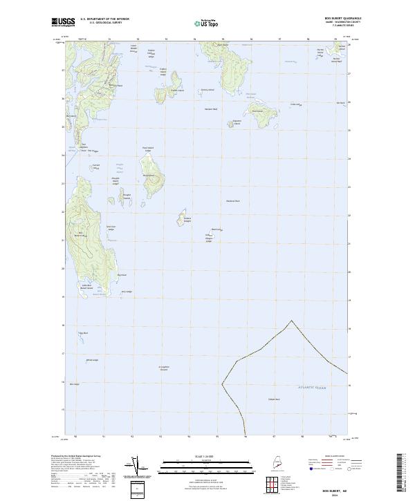 US Topo 7.5-minute map for Bois Bubert ME