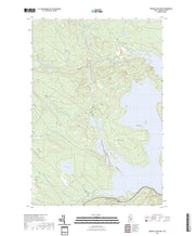 US Topo 7.5-minute map for Brassua Lake West ME