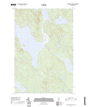 US Topo 7.5-minute map for Caucomgomoc Lake East ME