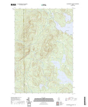 US Topo 7.5-minute map for Caucomgomoc Lake West ME