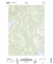 US Topo 7.5-minute map for Corinna ME