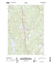 US Topo 7.5-minute map for Cumberland Center ME