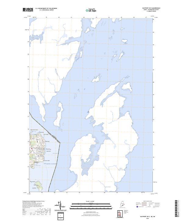 US Topo 7.5-minute map for Eastport OE E MENB