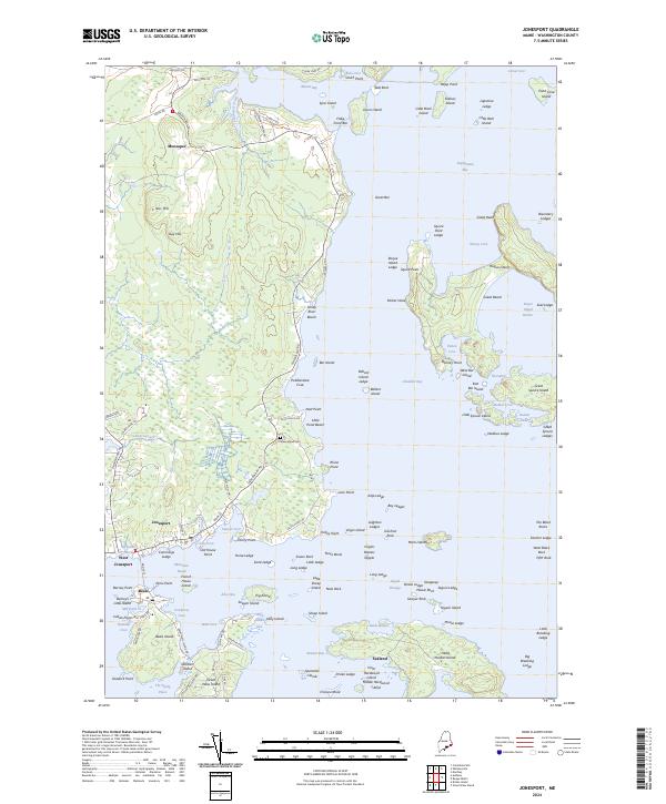 US Topo 7.5-minute map for Jonesport ME