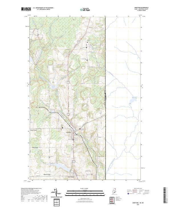 US Topo 7.5-minute map for Limestone MENB