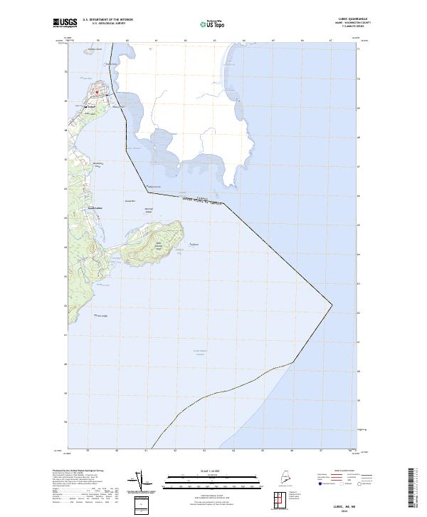 US Topo 7.5-minute map for Lubec MENB