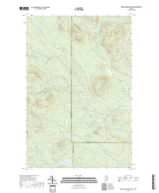 US Topo 7.5-minute map for Middle Brook Mountain ME