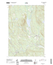 US Topo 7.5-minute map for New Portland ME