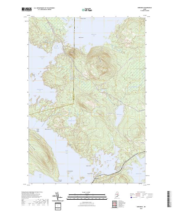 US Topo 7.5-minute map for Norcross ME