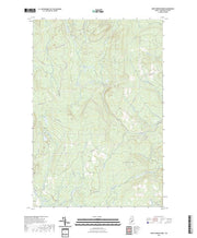 US Topo 7.5-minute map for North Brook Ridge ME