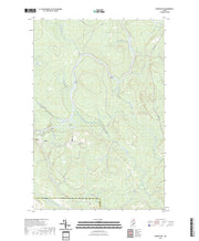 US Topo 7.5-minute map for Oxbow East ME