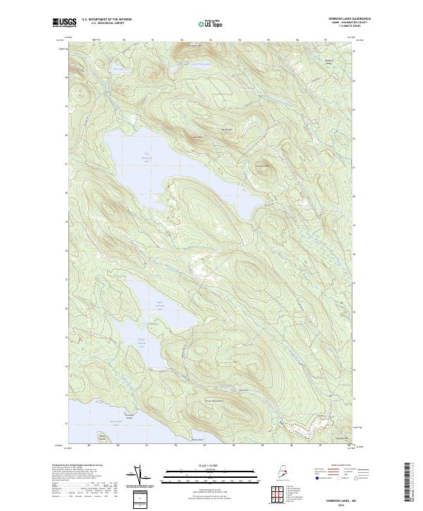 US Topo 7.5-minute map for Oxbrook Lakes ME