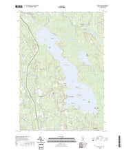 US Topo 7.5-minute map for Pushaw Lake ME