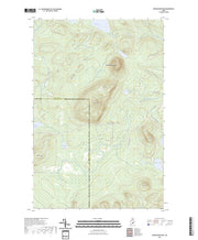 US Topo 7.5-minute map for Round Mountain ME