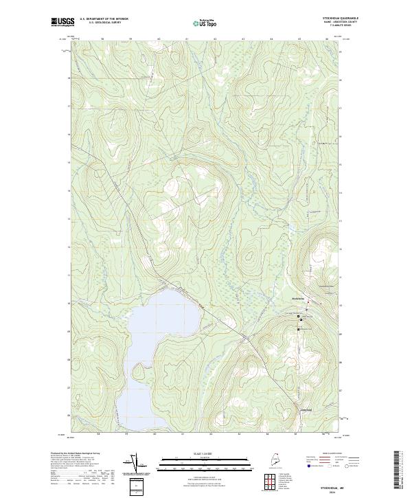 US Topo 7.5-minute map for Stockholm ME