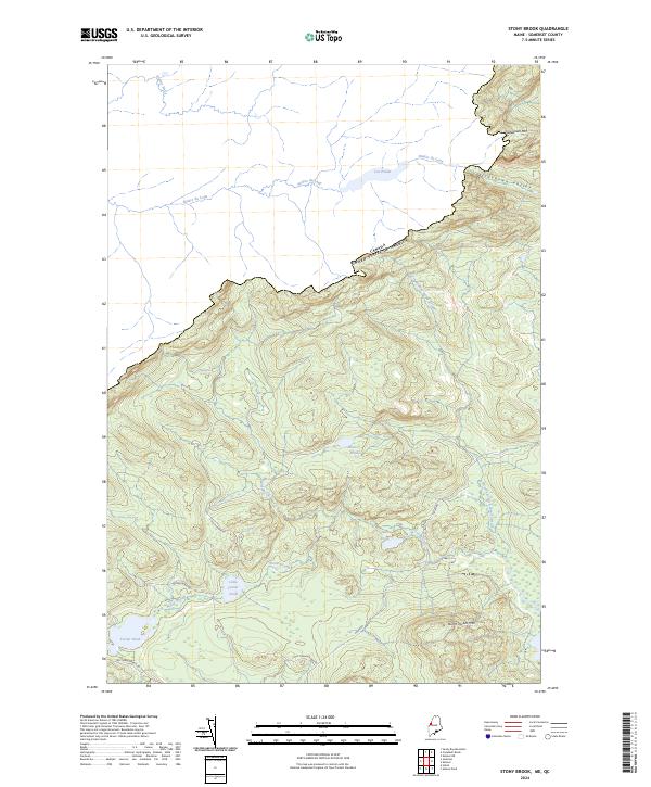 US Topo 7.5-minute map for Stony Brook MEQC