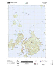 US Topo 7.5-minute map for Swans Island ME