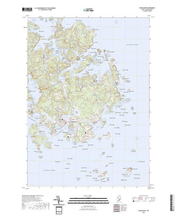 US Topo 7.5-minute map for Vinalhaven ME