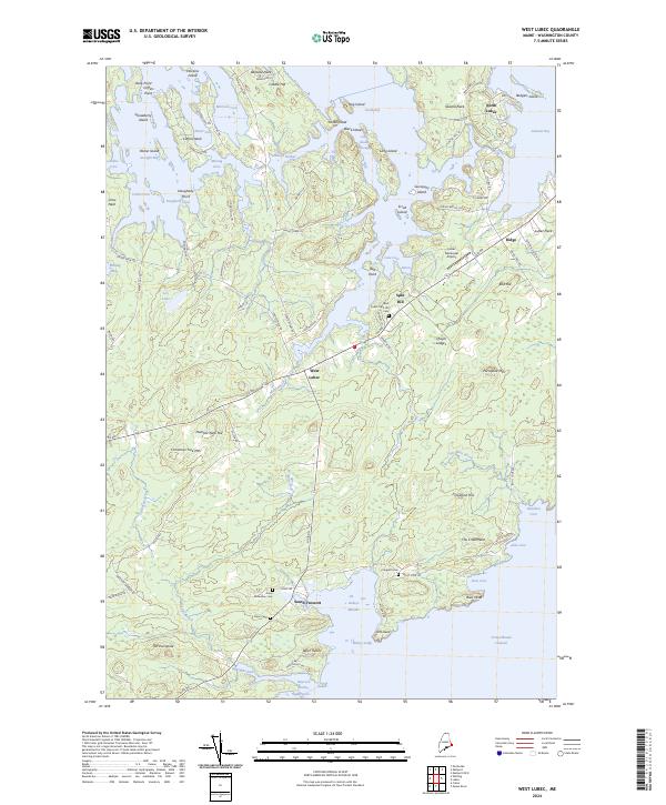 US Topo 7.5-minute map for West Lubec ME