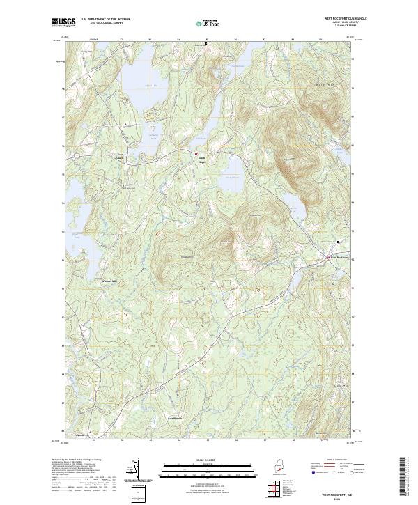 US Topo 7.5-minute map for West Rockport ME