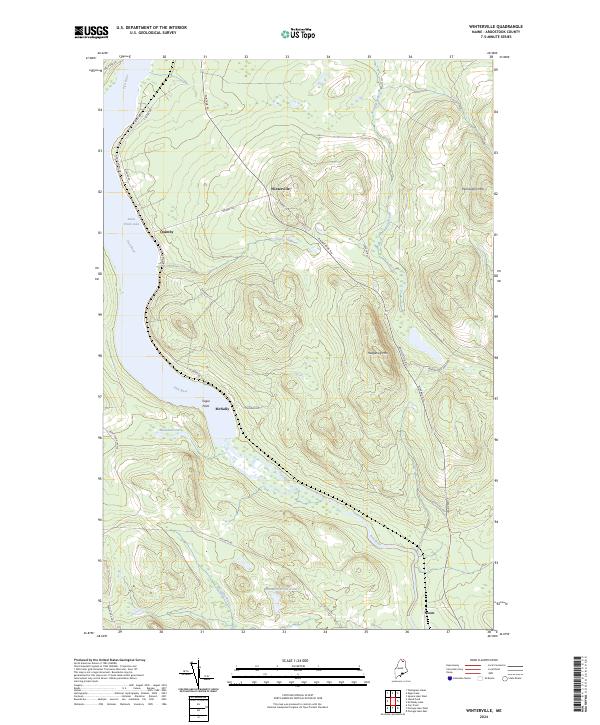 US Topo 7.5-minute map for Winterville ME