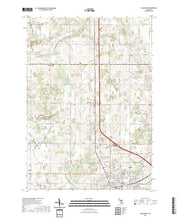 US Topo 7.5-minute map for Alma North MI