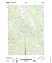 US Topo 7.5-minute map for Axin MI