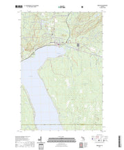 US Topo 7.5-minute map for Bergland MI