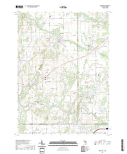 US Topo 7.5-minute map for Burr Oak MIIN