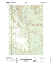 US Topo 7.5-minute map for Tahquamenon Lakes MI