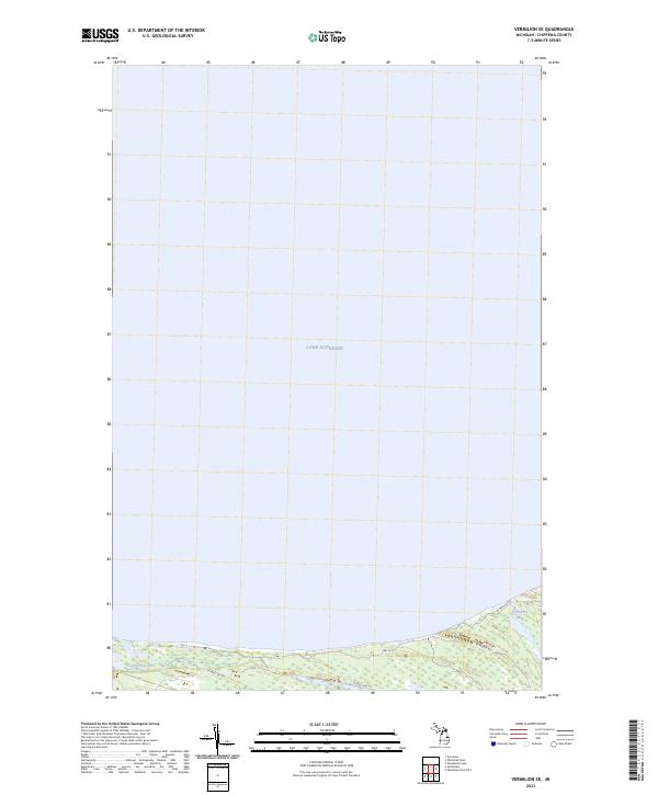 US Topo 7.5-minute map for Vermilion SE MI