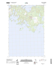 US Topo 7.5-minute map for Whitney Bay MI