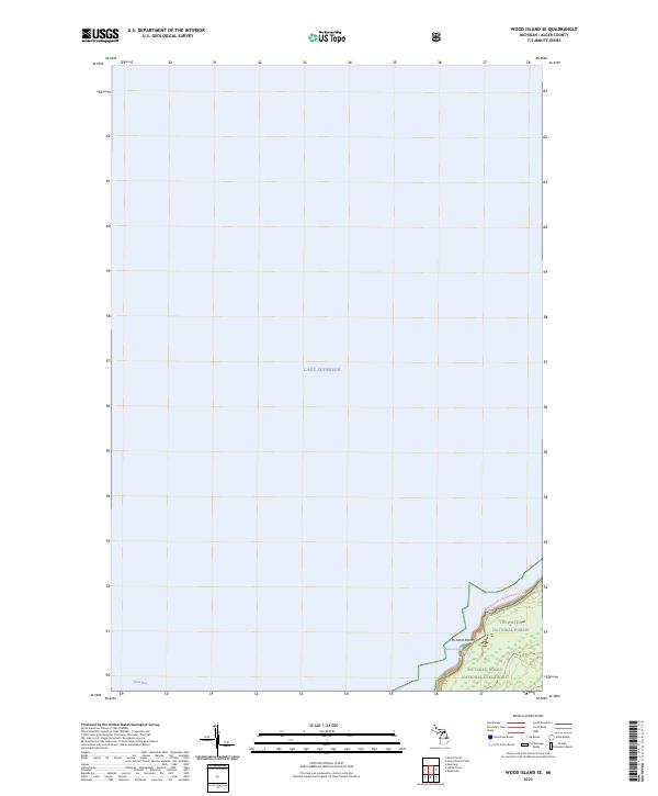 US Topo 7.5-minute map for Wood Island SE MI