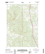 US Topo 7.5-minute map for Woodville NE MI