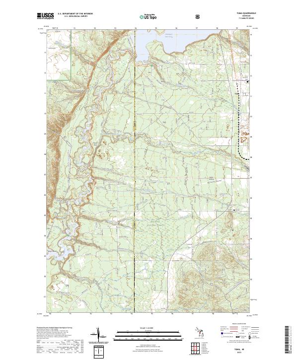 US Topo 7.5-minute map for Yuma MI