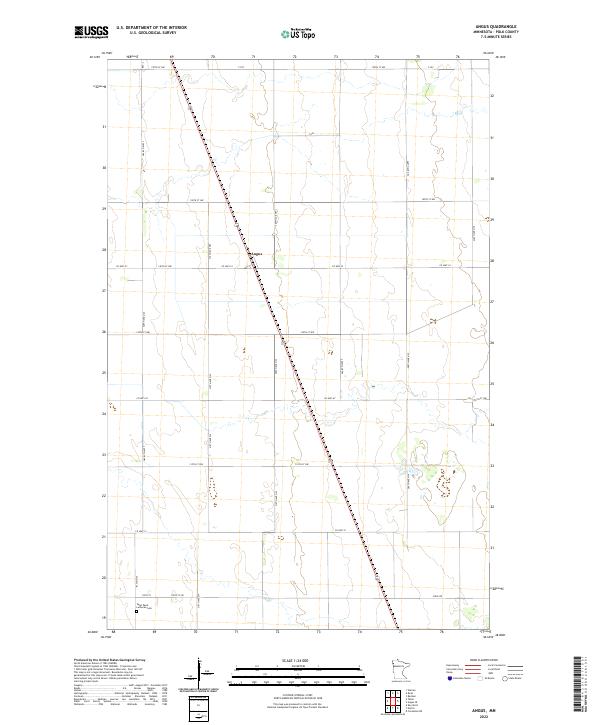 US Topo 7.5-minute map for Angus MN