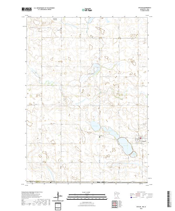 US Topo 7.5-minute map for Ceylon MNIA