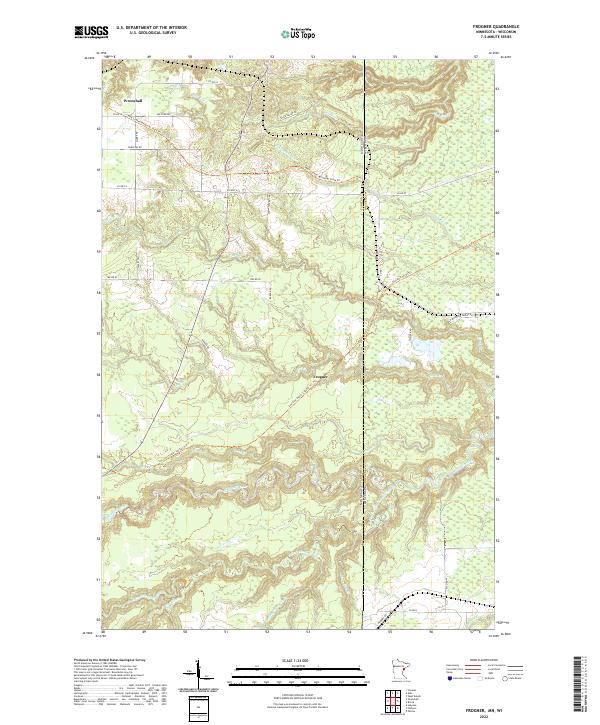 US Topo 7.5-minute map for Frogner MNWI