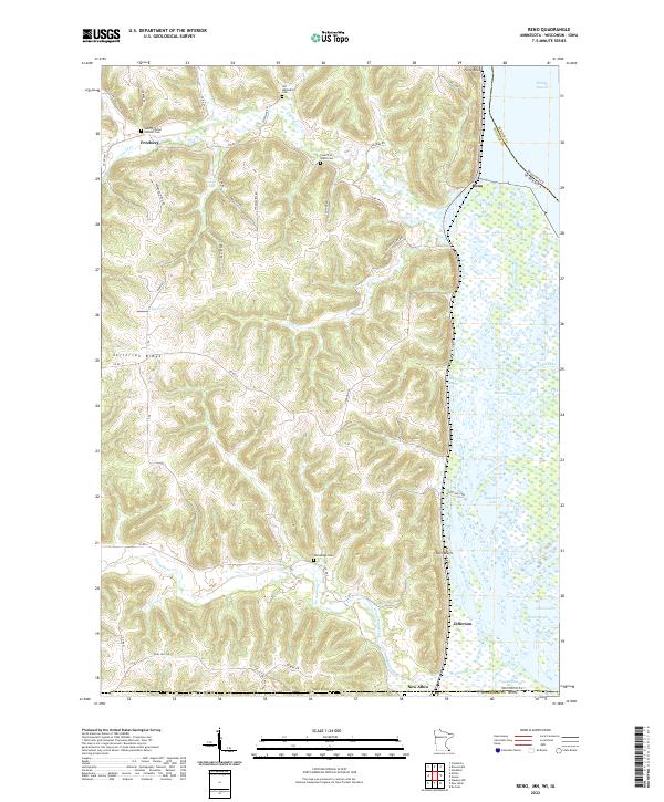 US Topo 7.5-minute map for Reno MNWIIA