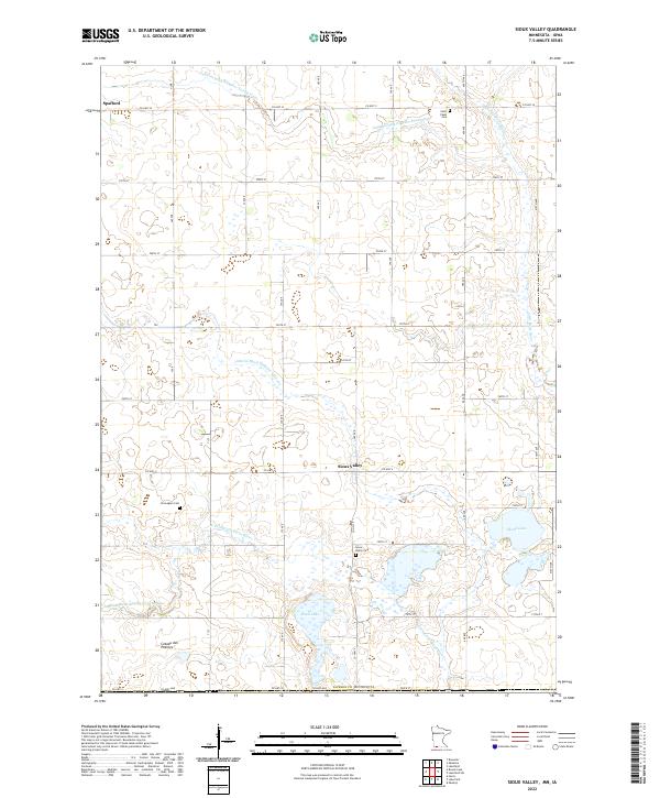 US Topo 7.5-minute map for Sioux Valley MNIA